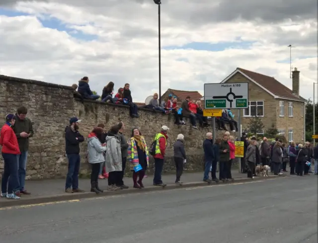 More spectators in Pickering