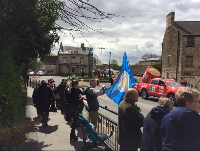 Publicity caravan at Pickering