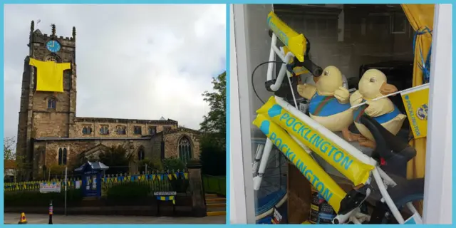 Tour de Yorkshire scenes in Pocklington