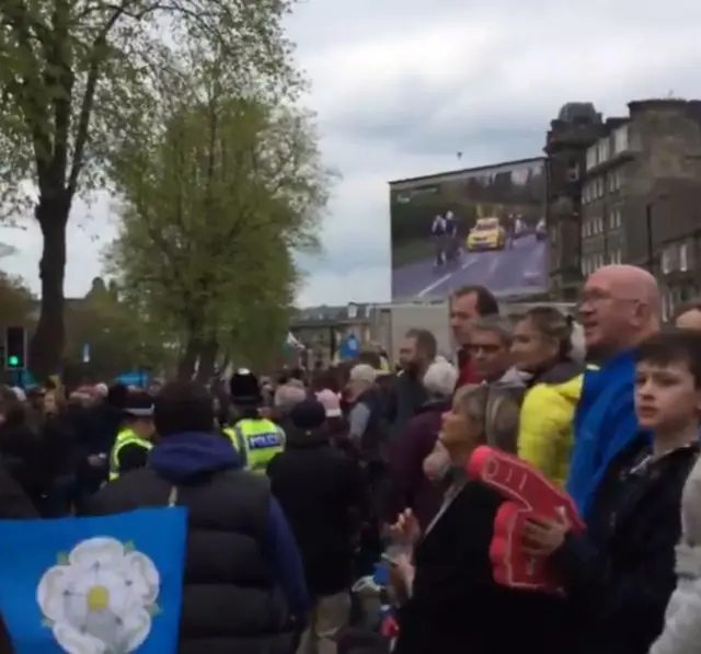 Crowds in harrogate