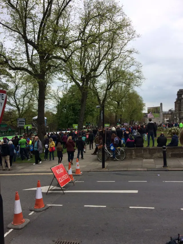 Tour de Yorkshire crowds in Harrogate