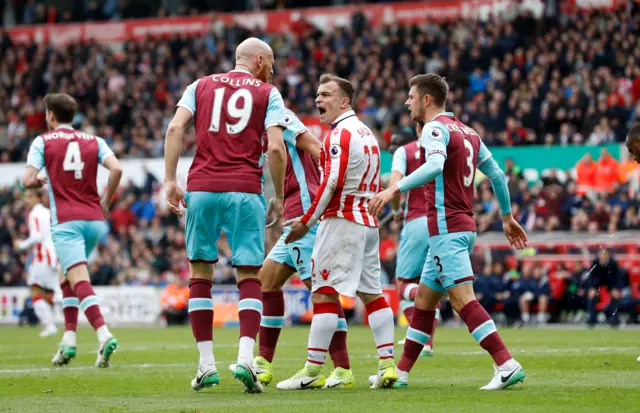 James Collins and Xherdan Shaqiri