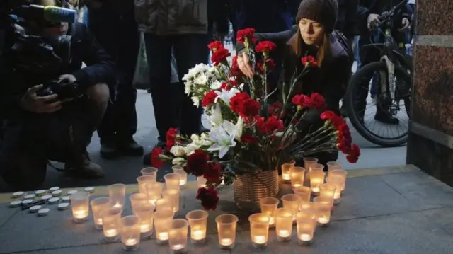 Floral tributes