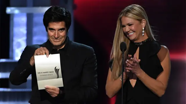David Copperfield and Nancy O'Dell
