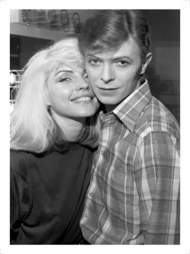 Debbie Harry and David Bowie