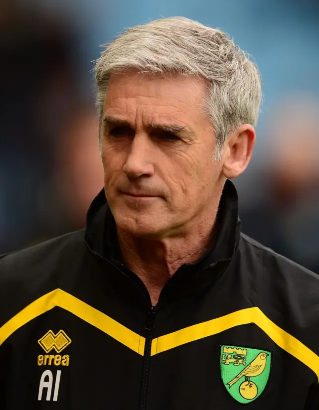 Norwich caretaker boss Alan Irvine