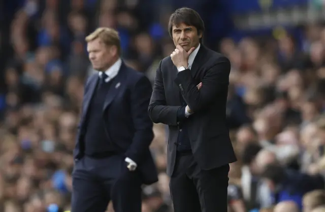 Ronald Koeman and Antonio Conte