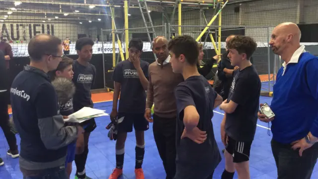 Rovers FC with Trevor Sinclair