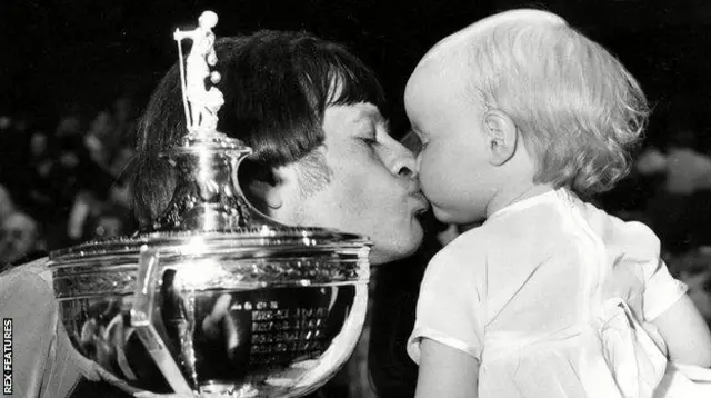 Alex Higgins and daughter