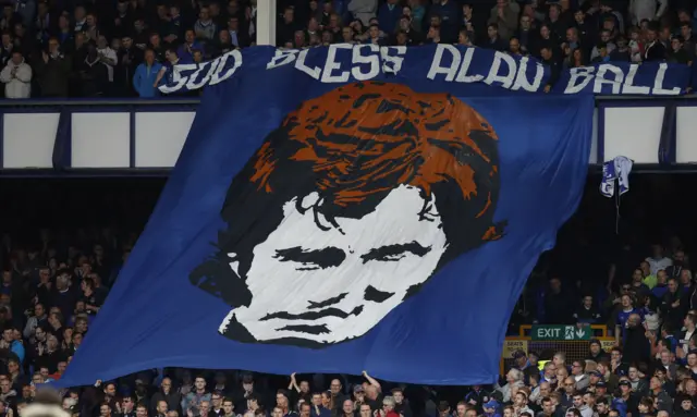 Everton Alan Ball banner