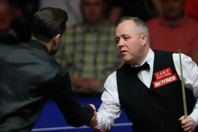 Mark Selby and John Higgins