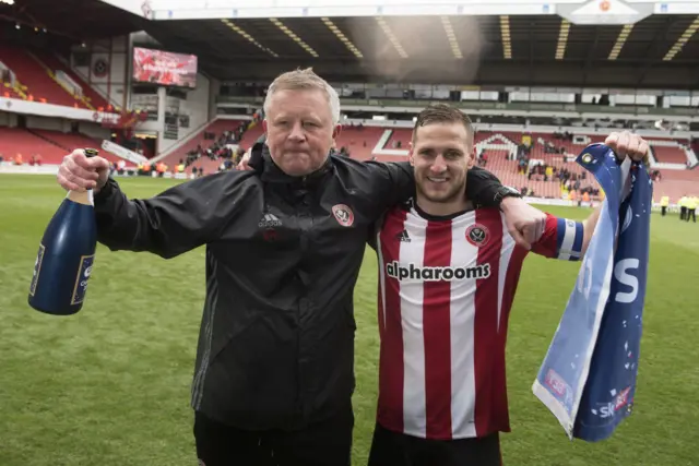 Chris Wilder and Billy Sharp