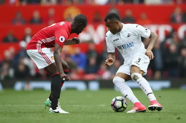 Eric Bailly and Jordan Ayew