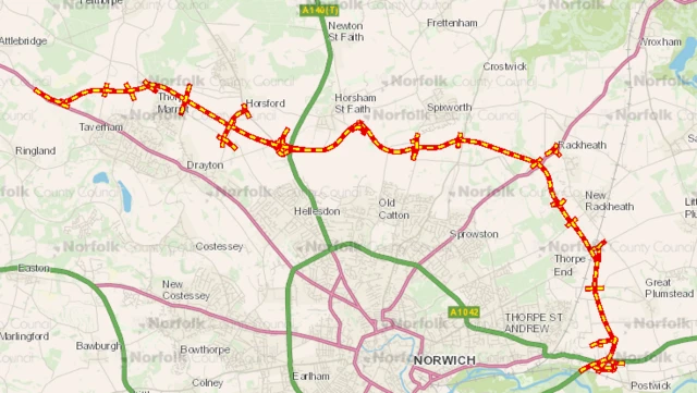 Route of the NDR