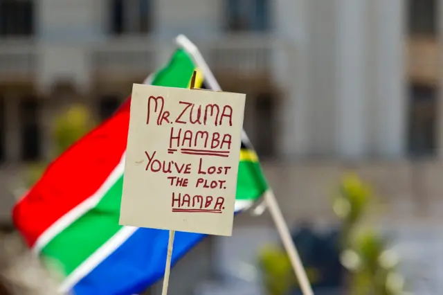 anti zuma protest