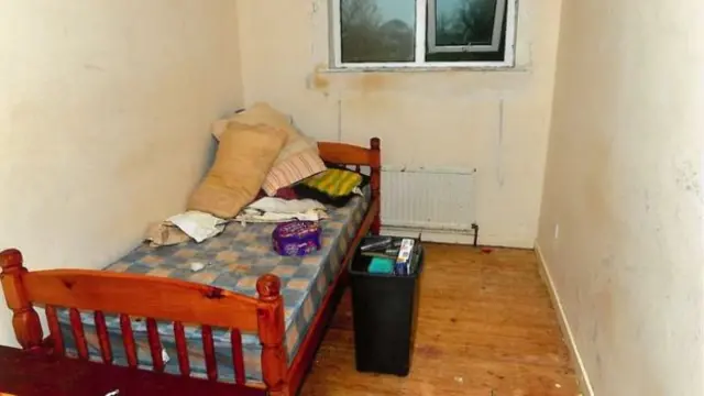 a squalid room