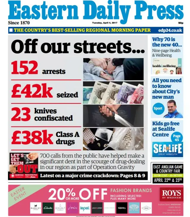Front page of EDP