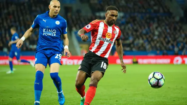 Sunderland forward Jermain Defoe