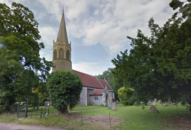 St Andrews church in Quidenham