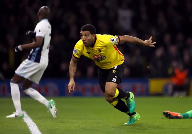 Troy Deeney celebrates