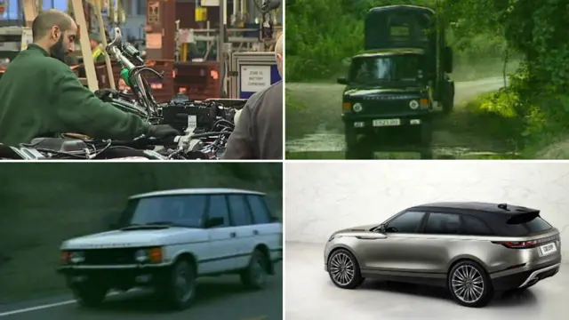 Range Rovers through the years