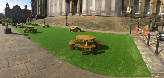 Pop up park