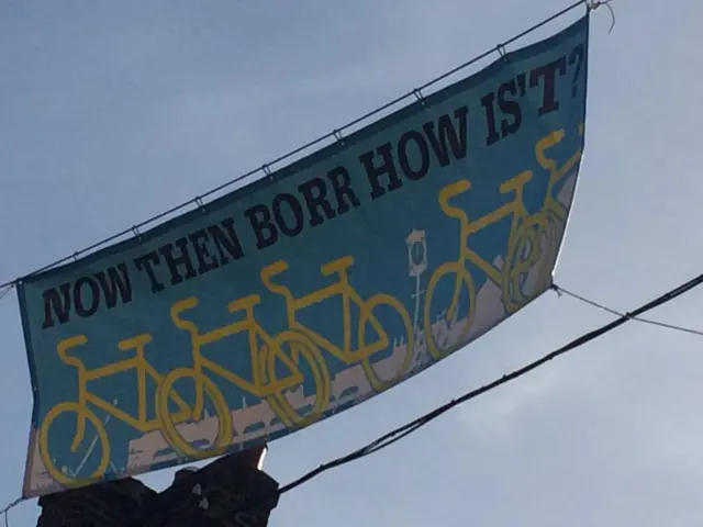 Tour De Yorkshire Flag in Driffield