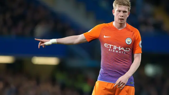 Kevin De Bruyne of Manchester City