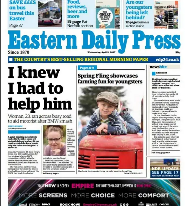 EDP front page