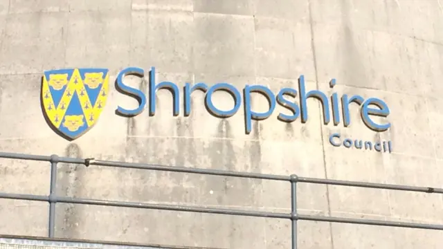 Shropshire Council sign