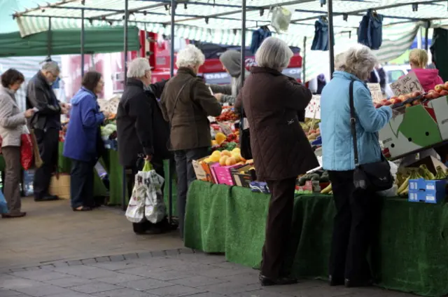 Bury St Edmunds market