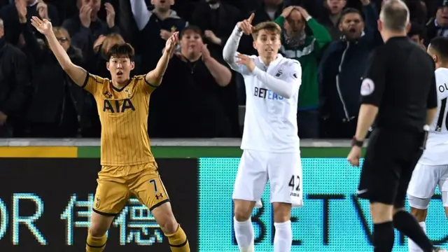 Son Heung-min appeals