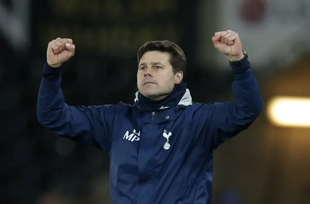 Mauricio Pochettino celebrates