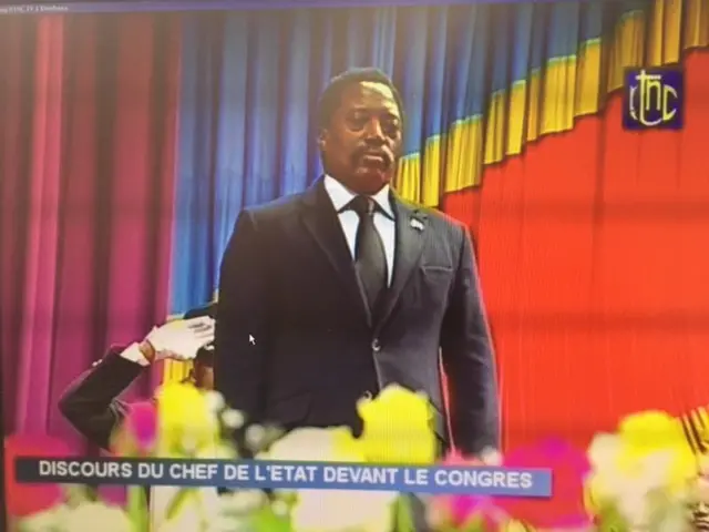 Kabila arrives to address MPs