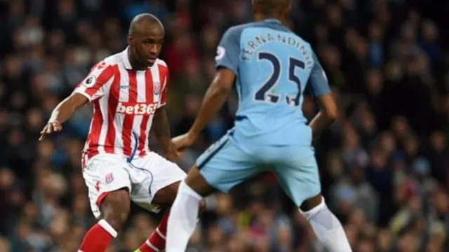 Berahino in action for Stoke