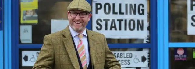 Paul Nuttall campaigning in Stoke-on-Trent