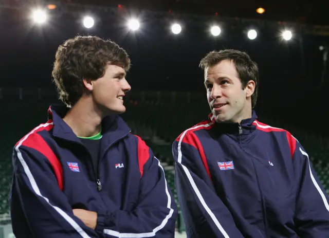 Jamie Murray and Greg Rusedski