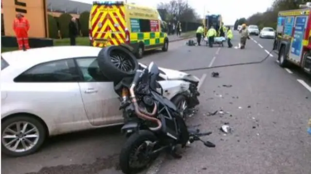 Collision happened on the A5 at Watling Street in Cannock