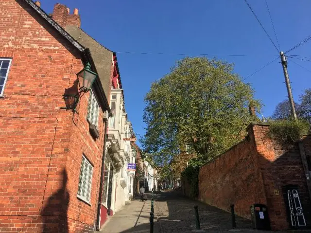 steep hill