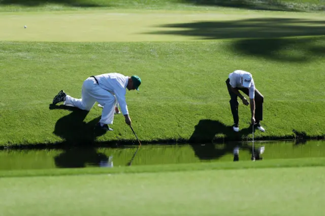 Water on 12th hole