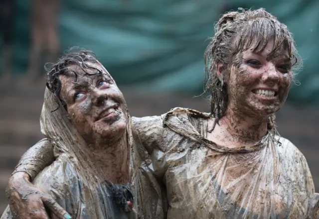 Muddy Glasto-goers