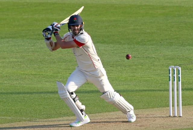 James Anderson batting