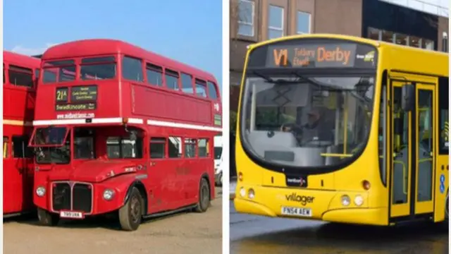 Midland Classic and Trent Barton vehicles