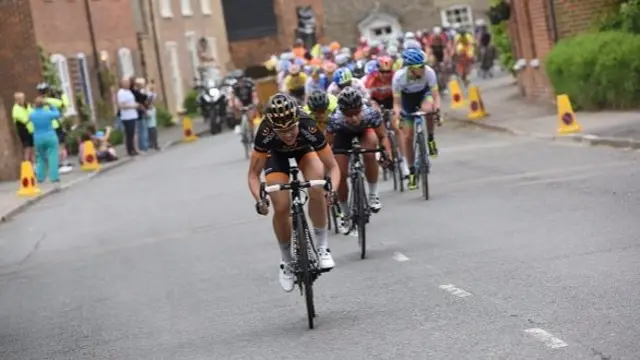 The Women's Tour in action