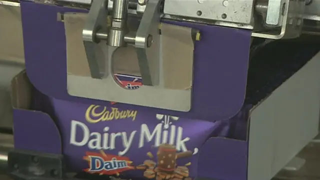 Cadbury production line