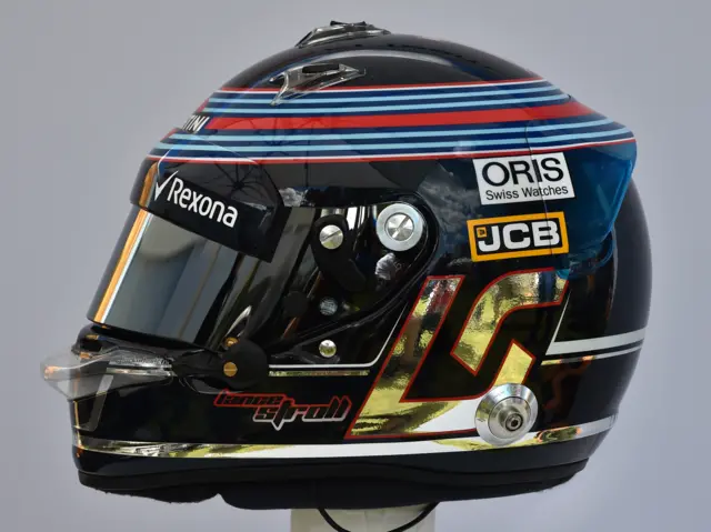 Lance Stroll's crash helmet