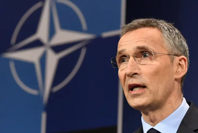 NATO Secretary General Jens Stoltenberg in March 2017