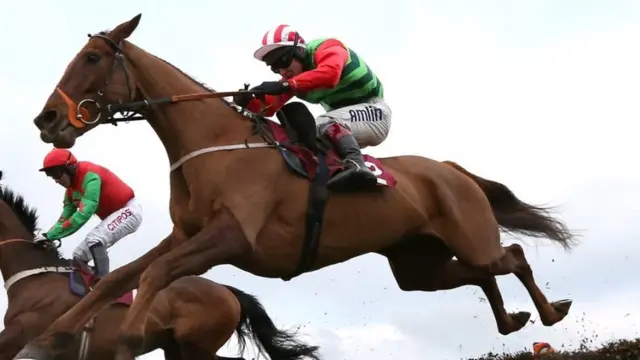 Definitly Red at Haydock Races on February 14, 2015