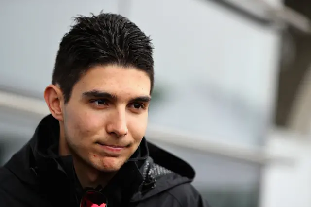 Force India driver Esteban Ocon