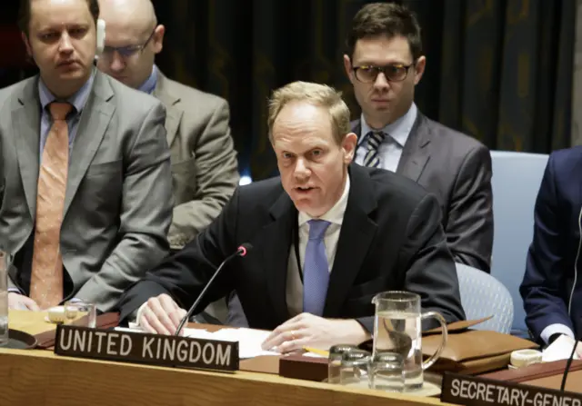 Matthew Rycroft at the UN Security Council